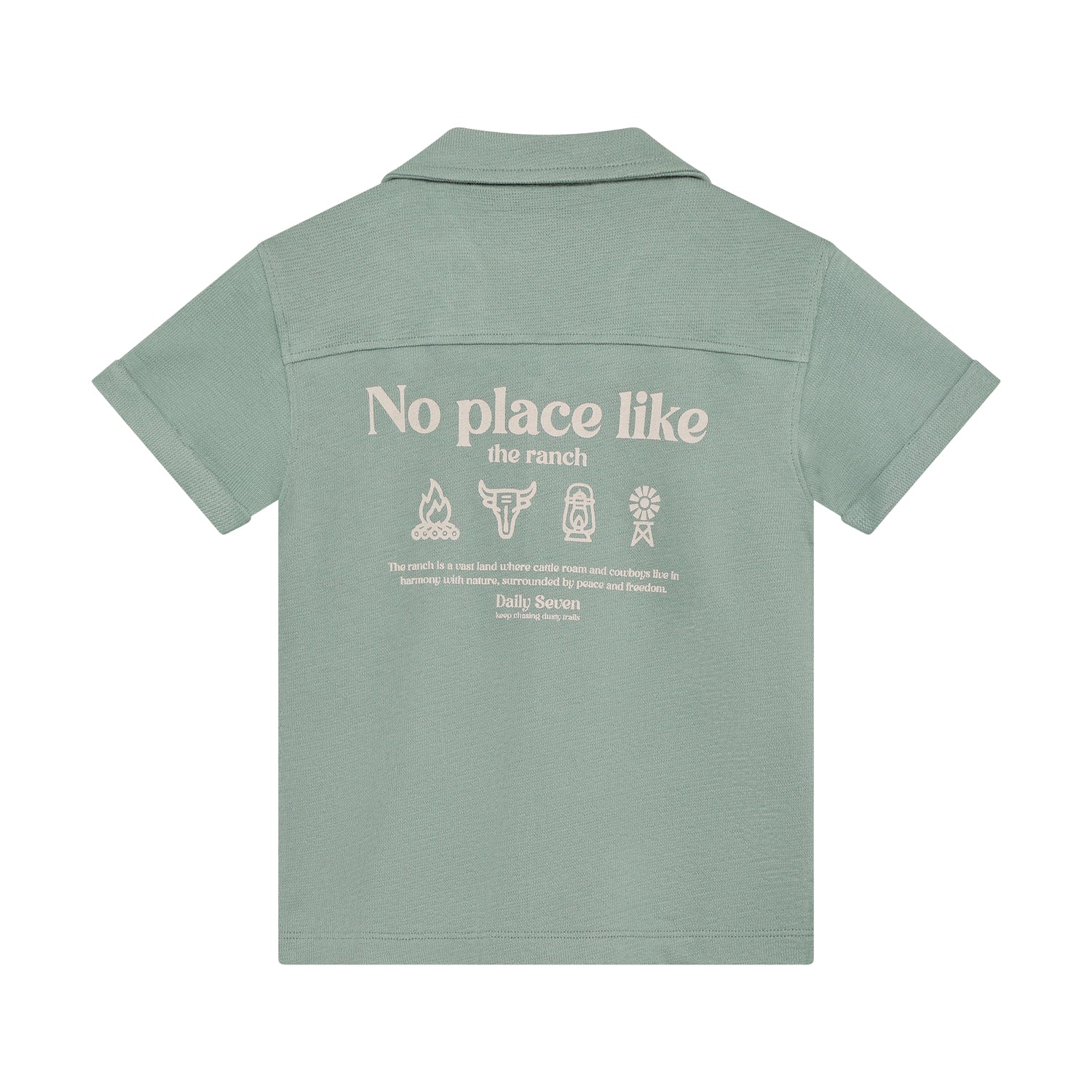 T-shirt polo green milieu