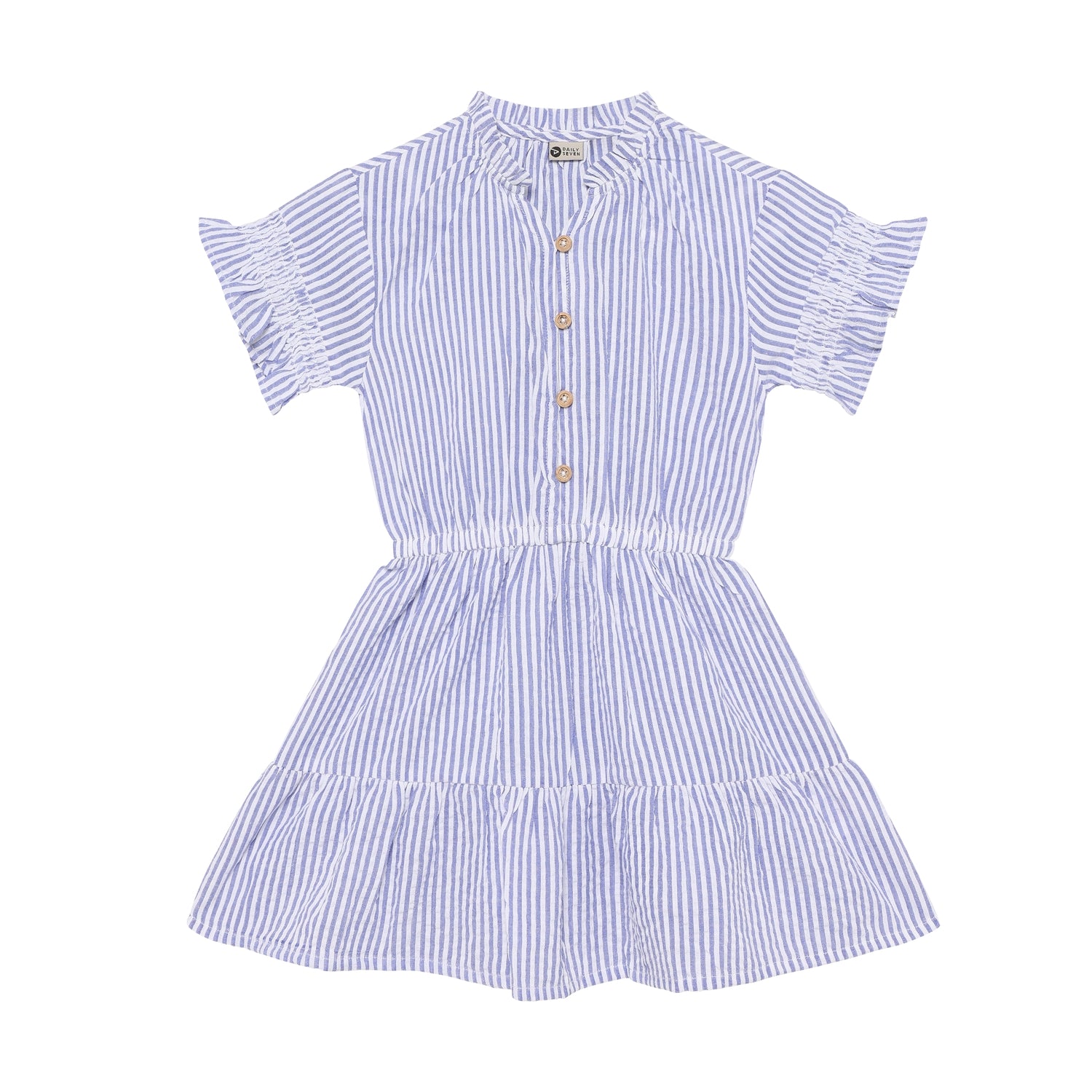 Kleedje ruffle stripe