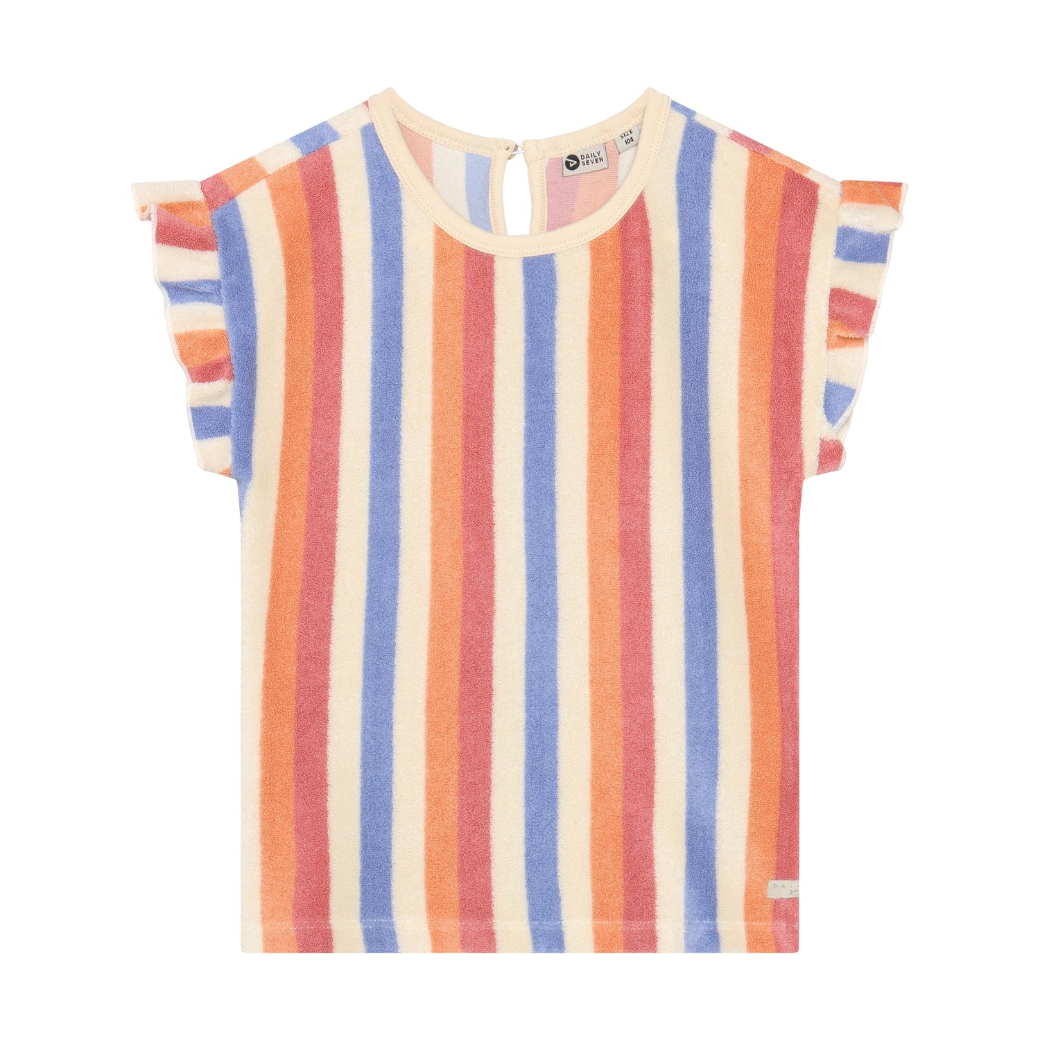 T-shirt terry striped