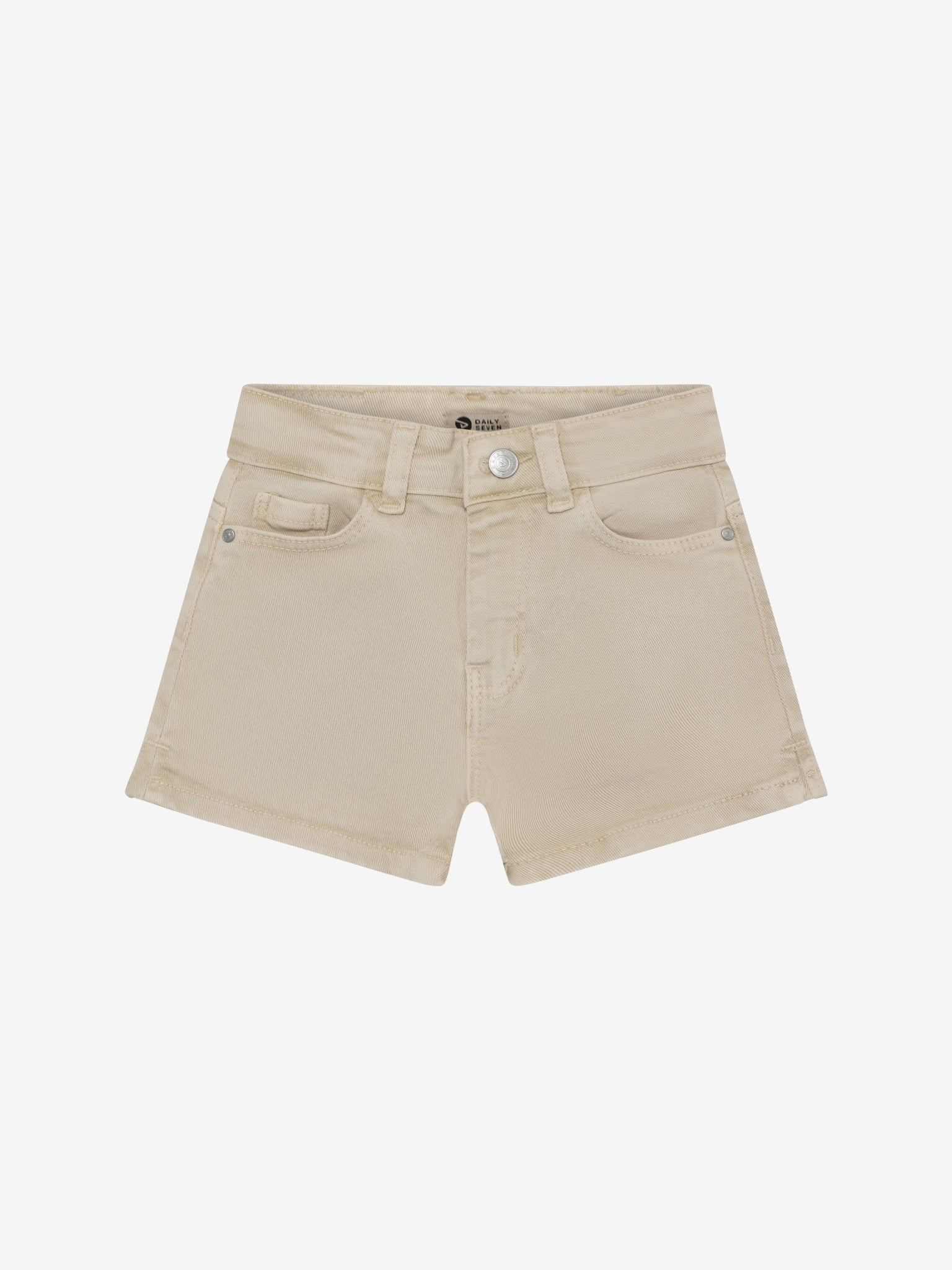 Twill short beige