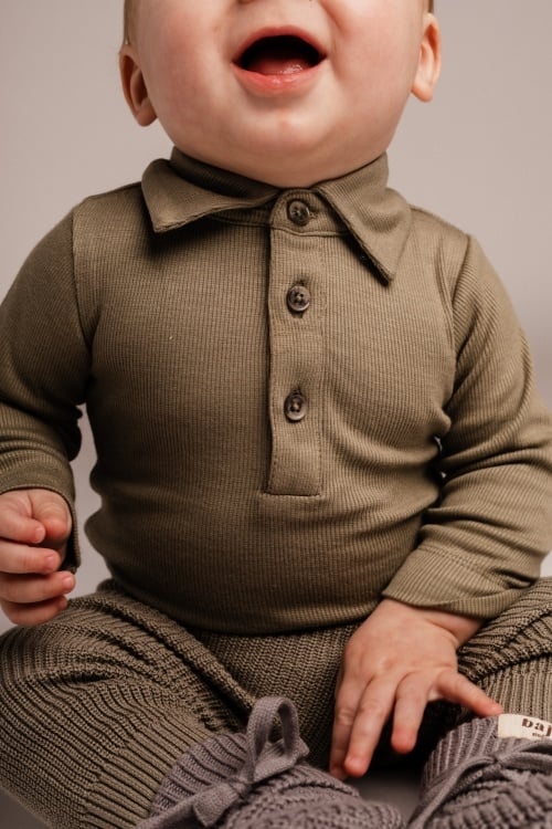 Baje Studio Davos polo lange mouwen