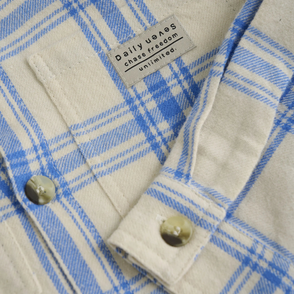 Daily seven Hemd blauw daily seven