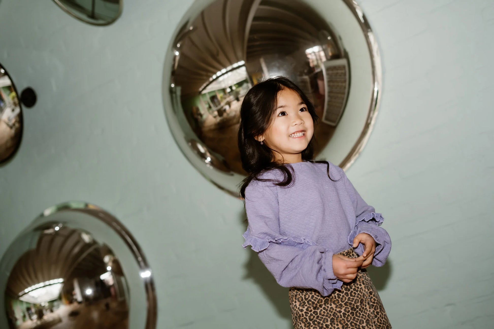 Daily seven Twill skort animal