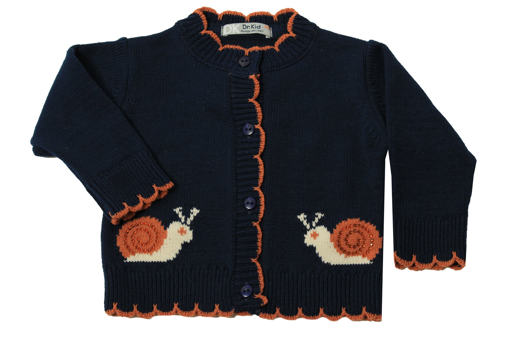 Dr Kid Gilet blauw met slak