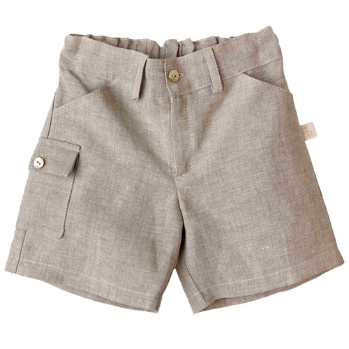 Baby Gi Short linnen beige