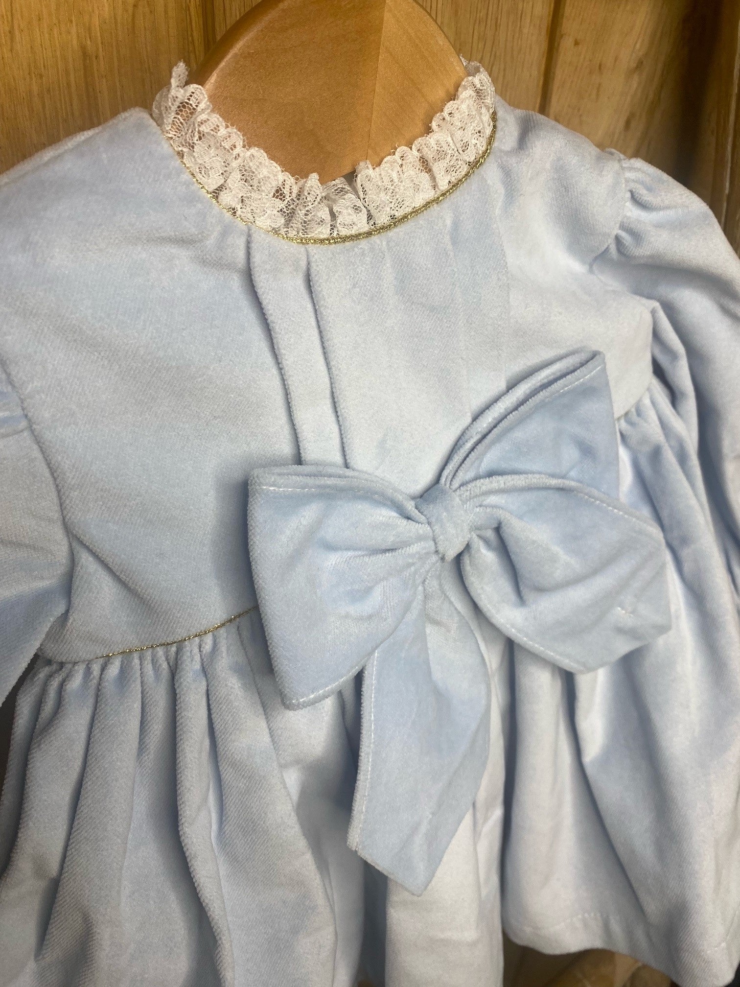 cordel Kinderkleedje Velvet blauw