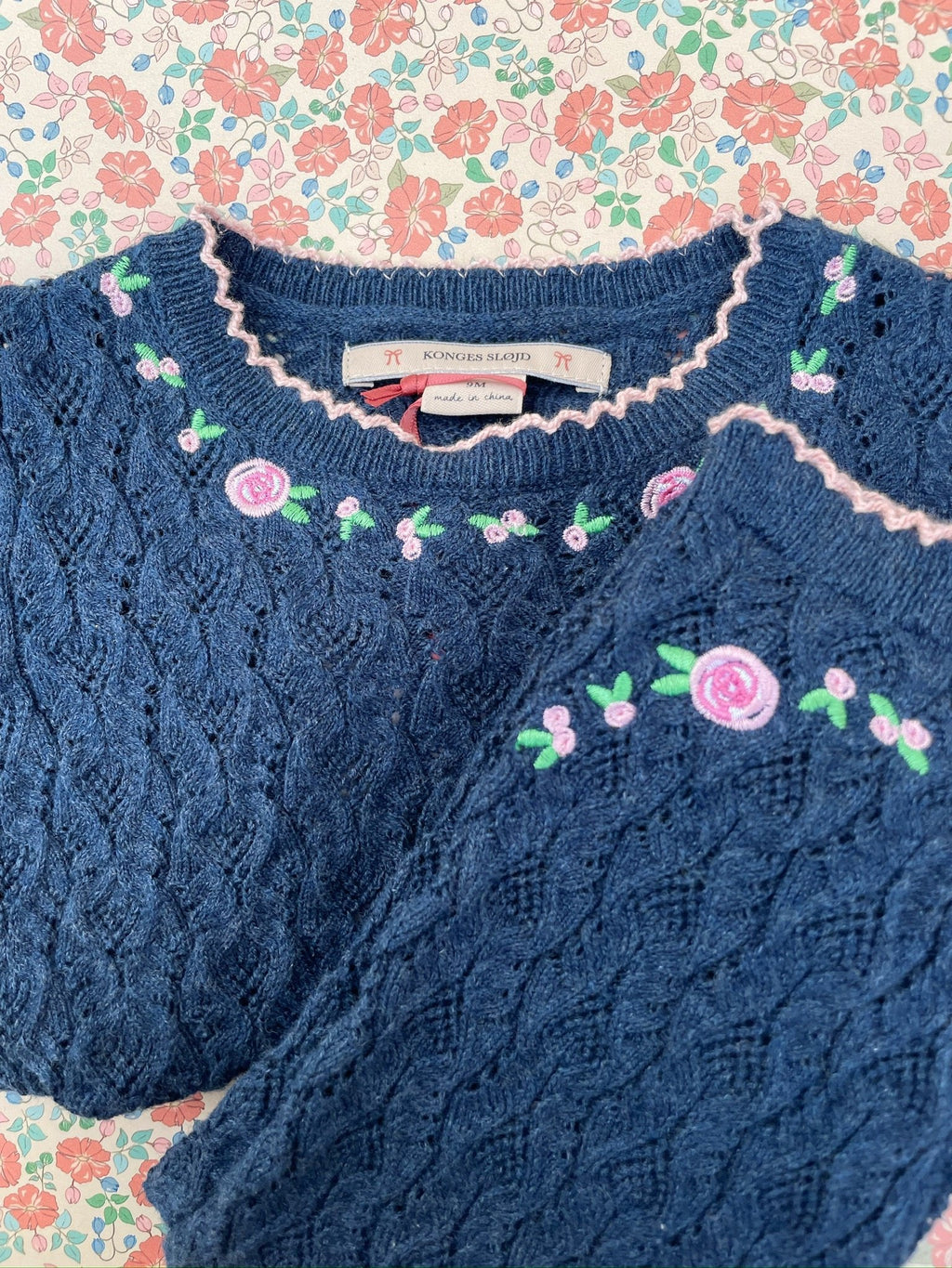 Konges Slojd Rosier sweater blauw