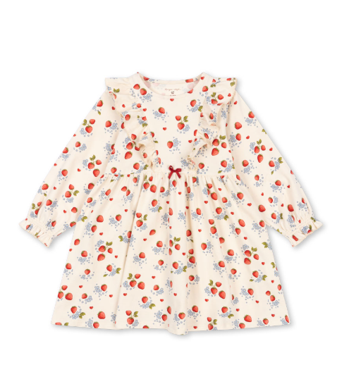 Konges Slojd Basic frill dress gots
